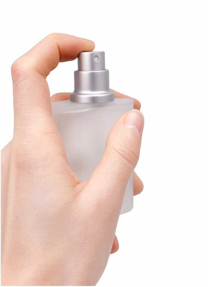 Plastikinis butelis su metaliniu dangteliu 30ml - mėginio buteliukas