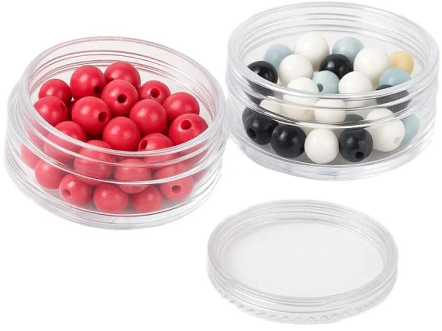 Oem Plastikinis indelis 10 ml - užsukamas indelis blizgučių dekoracijoms su varžteliais