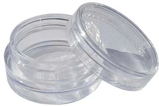 Oem Plastikinis indelis 10ml - užsukamas stiklainis su blizgučiais, varžtais