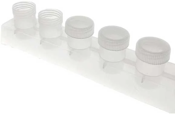 Oem Plastikinis indelis 8x3ml cirkoniui, dažams - sujungti uždari indai