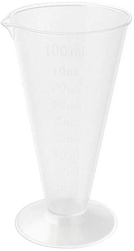 Oem Plastikinis matavimo puodelis 100ml - virtuvinis matavimo puodelis 0.1l - ąsotis su rankena