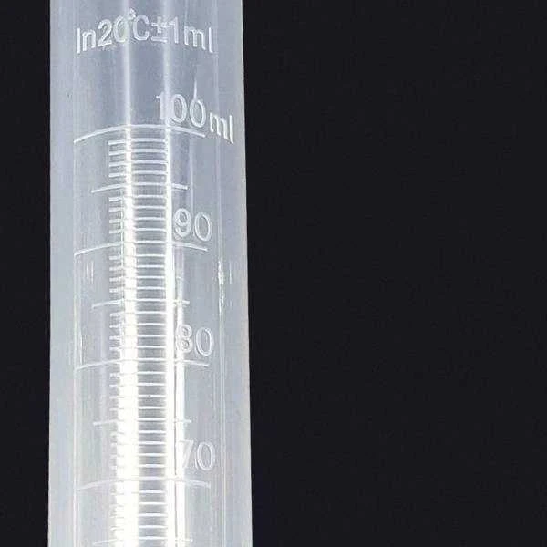 Oem Plastikinis matavimo puodelis su 100 ml padalijimu - Matavimo cilindras su stovu