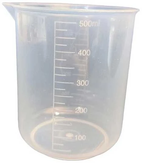 Oem Plastikinis puodelis su matavimo puodeliu 500ml - virtuvės matavimo puodelis