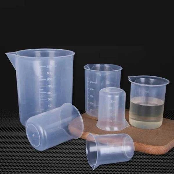Oem Plastikinis puodelis su matavimo puodeliu 250/300ml - virtuvės matavimo puodelis