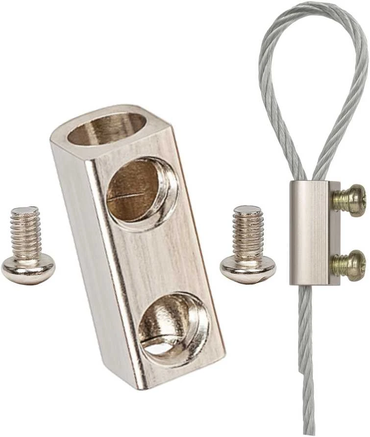 Oem Plieninio kabelio tvirtinimas - D tipo 5.9x6 mm - plieninio kabelio spaustukas