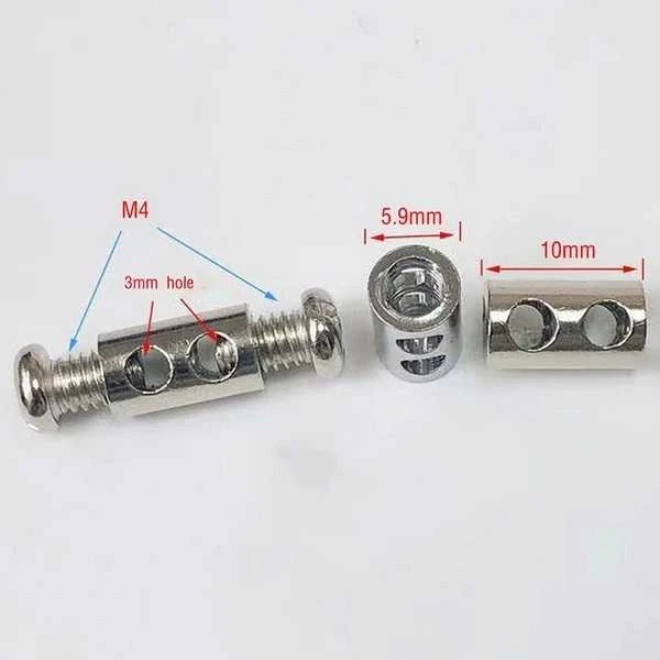Oem Plieninio kabelio tvirtinimas - E tipas 5.9x10mm - plieno kabelio gnybtas