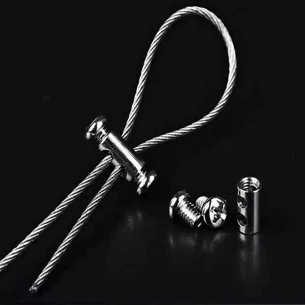 Oem Plieninio kabelio tvirtinimas - E tipas 5.9x10mm - plieno kabelio gnybtas