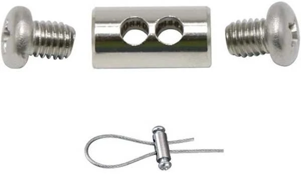 Oem Plieninio kabelio tvirtinimas - E tipas 5.9x10mm - plieno kabelio gnybtas