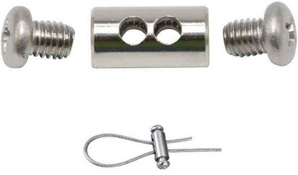 Oem Plieninio troso tvirtinimas - F tipas 7x14mm - plieno kabelio gnybtas