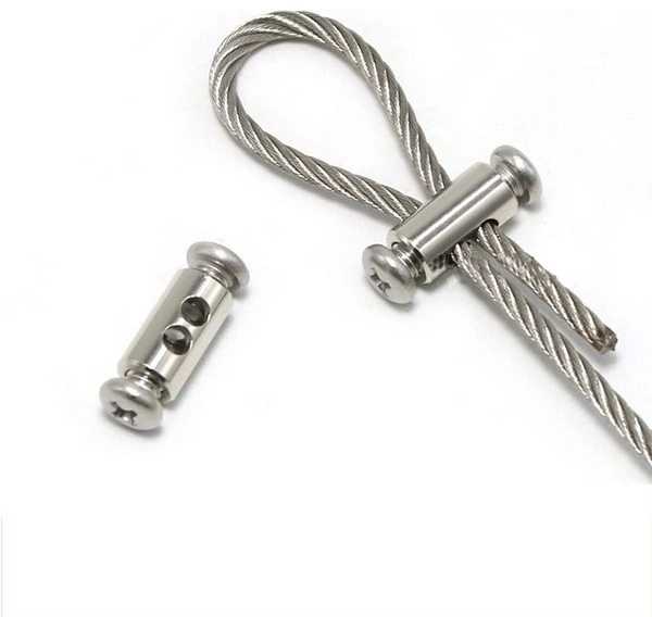 Oem Plieninio troso tvirtinimas - F tipas 7x14mm - plieno kabelio gnybtas