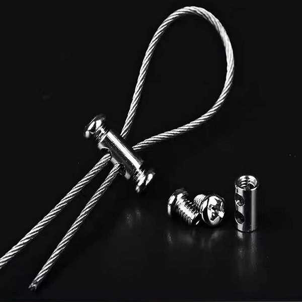 Oem Plieninio troso tvirtinimas - F tipas 7x14mm - plieno kabelio gnybtas