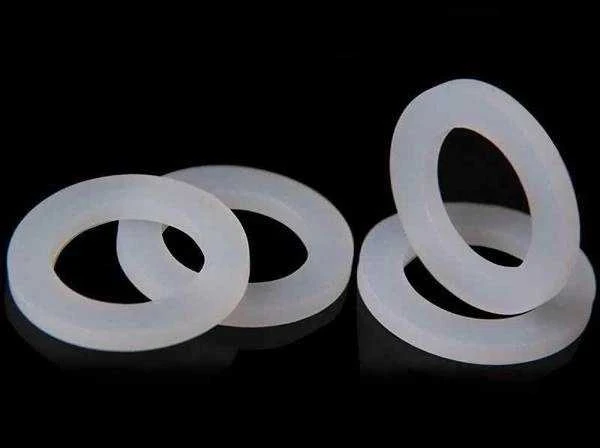 Baltos silikoninės tarpinės 31/19mm komplektas