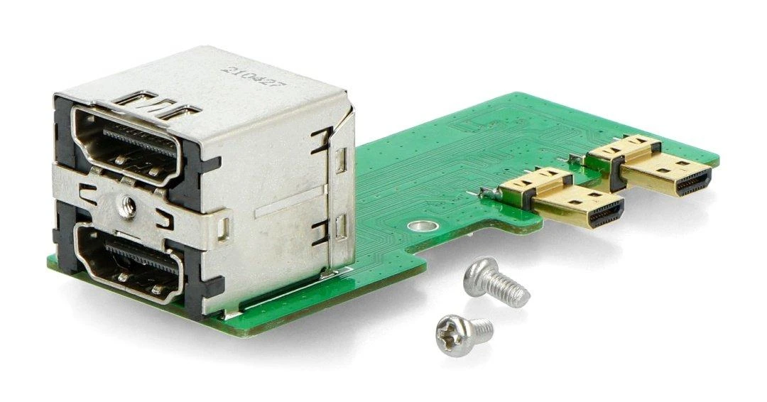 Plokštė su microHDMI - HDMI adapteris, skirtas Raspberry Pi 4B - Uctronics U6129