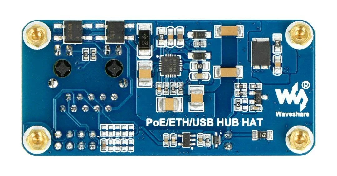 PoE Ethernet/USB HUB HAT, skirtas Raspberry Pi Zero - Waveshare 19635