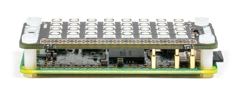 Pogo kaiščiai ir tvirtinimo priedai - skirti HAT ir Raspberry Pi Zero/Zero W - PiMoroni PIM330