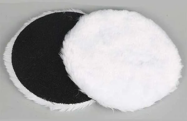 Oem Poliravimo kailis 125 mm - balta - pliušinis - poliravimo kempinė