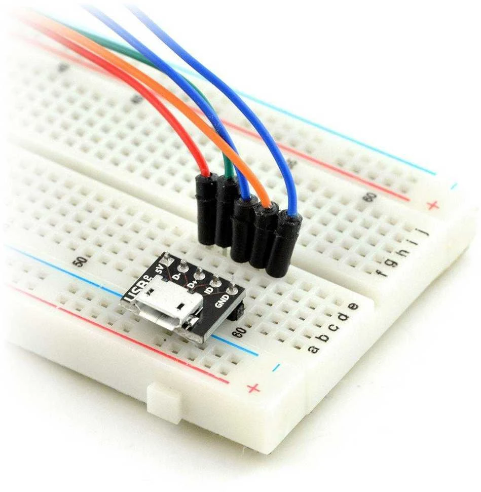 Pololu MicroUSB modulis su laidais