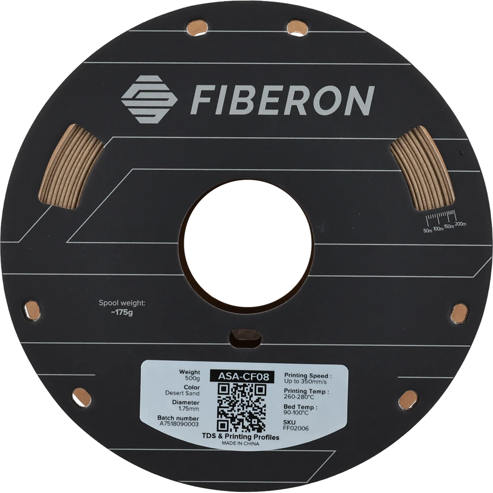 Polymaker Fiberon ASA-CF08 plastikas - Desert Sand