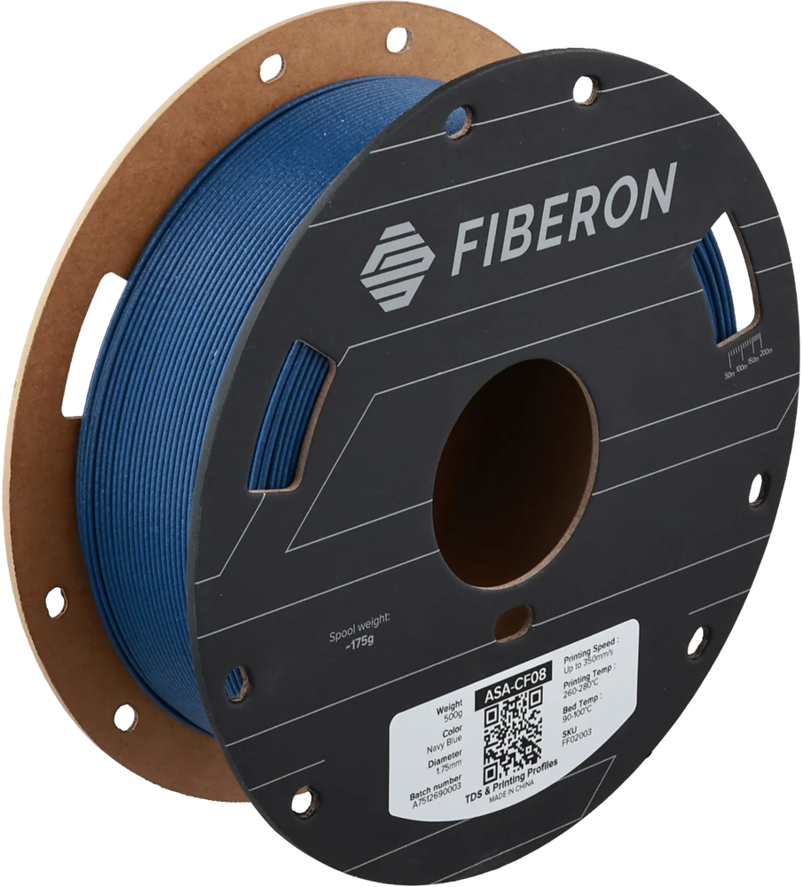 Polymaker Fiberon ASA-CF08 Navy mėlyna ritė