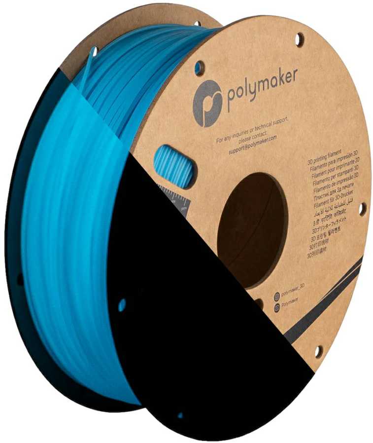 Polymaker Filamento Polimaker PolyLite Šviečiantis PLA 1.75mm 1kg - Mėlynas