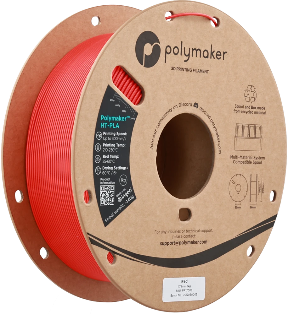 Polmask Polymaker HT-PLA Gradient 1.75mm 1kg - Gradient Ice