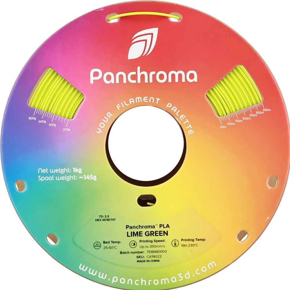 Polymaker Panchroma PLA Lime Žalias ritė
