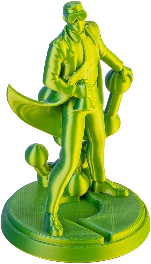 Polymaker Panchroma PLA DUAL SILK plastikas - Chameleon Geltona-Mėlyna