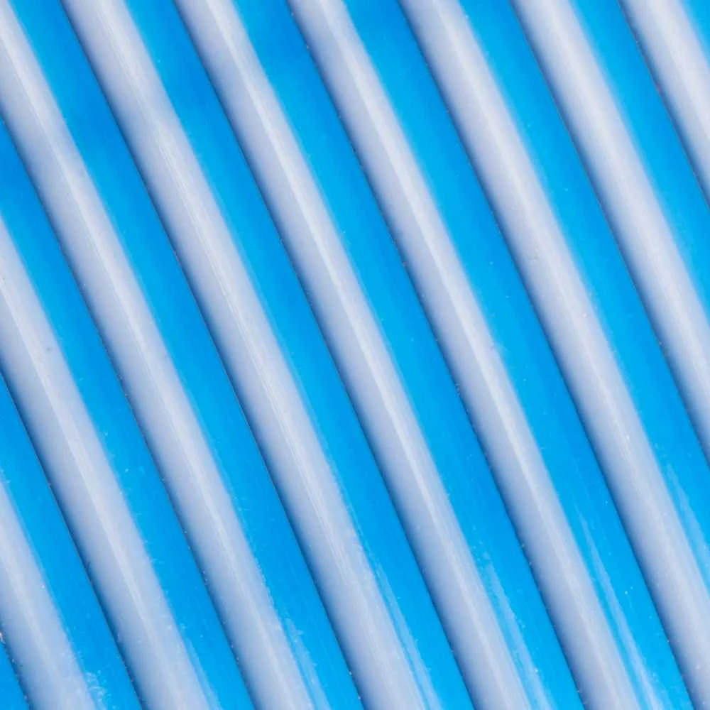 Polymaker dviejų spalvų PLA siūlai iš arti