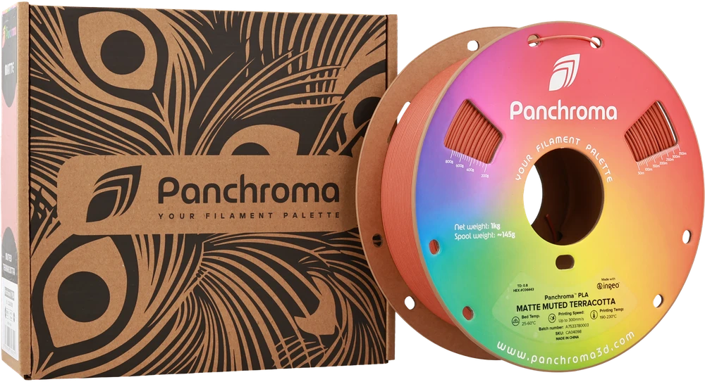 Polymaker Panchroma PLA Matte Muted plastikas 1.75mm 1kg - Muted Terracotta