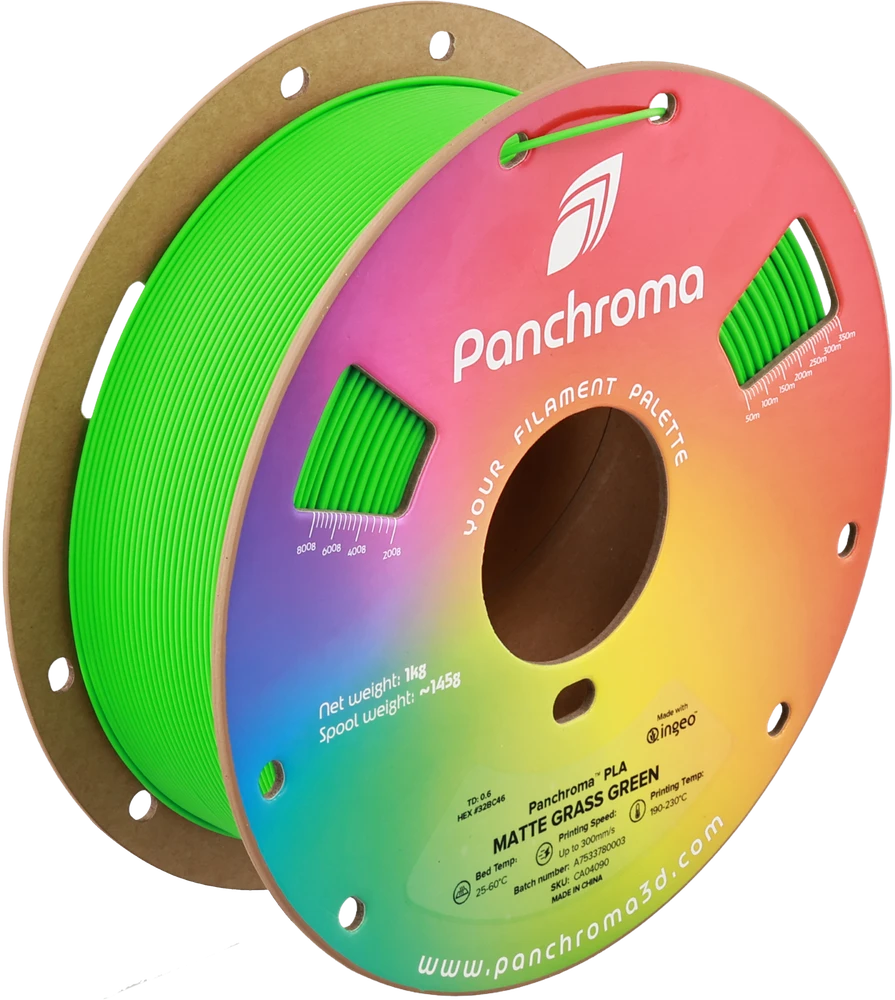 Polymaker Panchroma PLA Matte plastikas 1kg 1.75mm - Grass Žalias