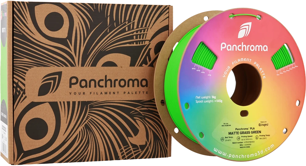Polymaker Panchroma PLA Matte plastikas 1kg 1.75mm - Grass Žalias