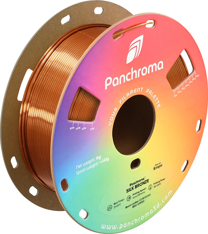 Polymaker Panchroma Silk Bronze siūlas ant ritės