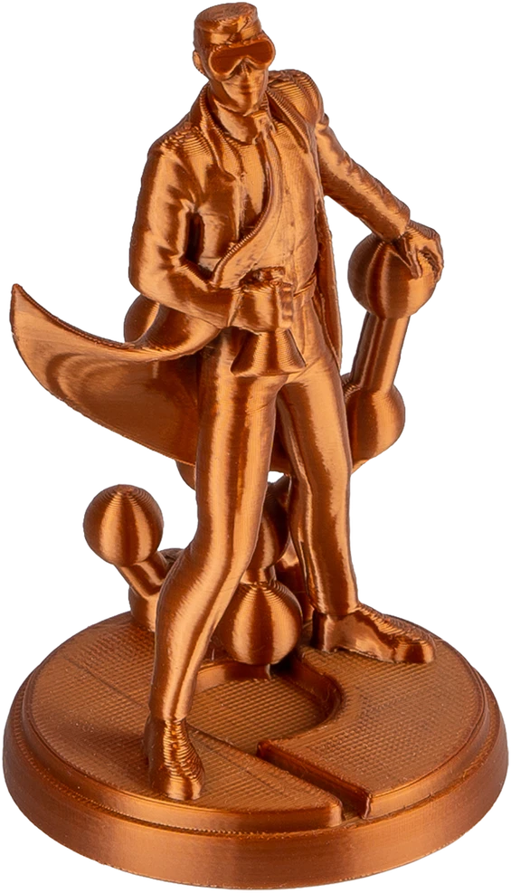 Polymaker Silk Bronze PLA 3D figūrėlė