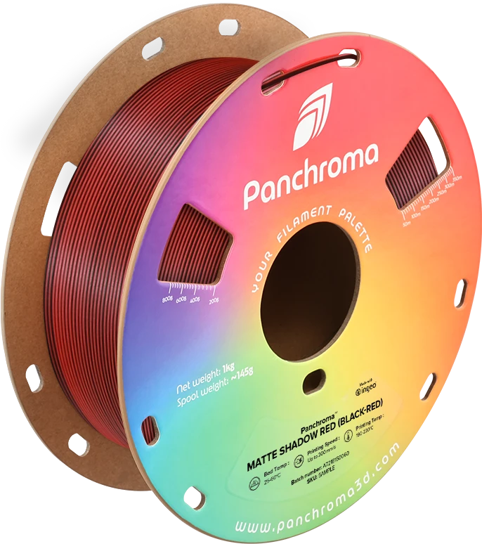 Polymaker Panchroma PLA Dual Matte 1.75mm 1kg - Foggy Violetinė (Pilkas-Violetinė)