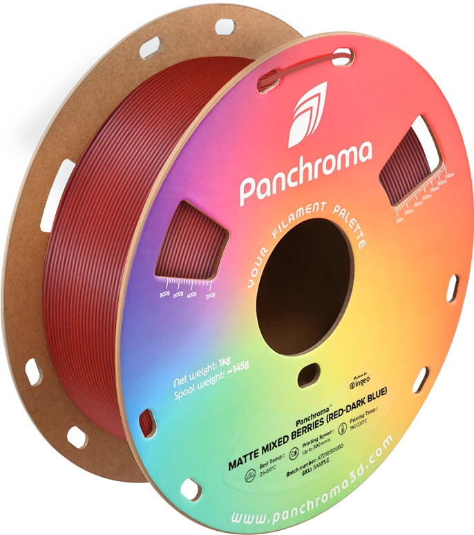 Polymaker Panchroma PLA Dual Matte 1.75mm 1kg - Shadow Juodas (Baltas-Juodas)