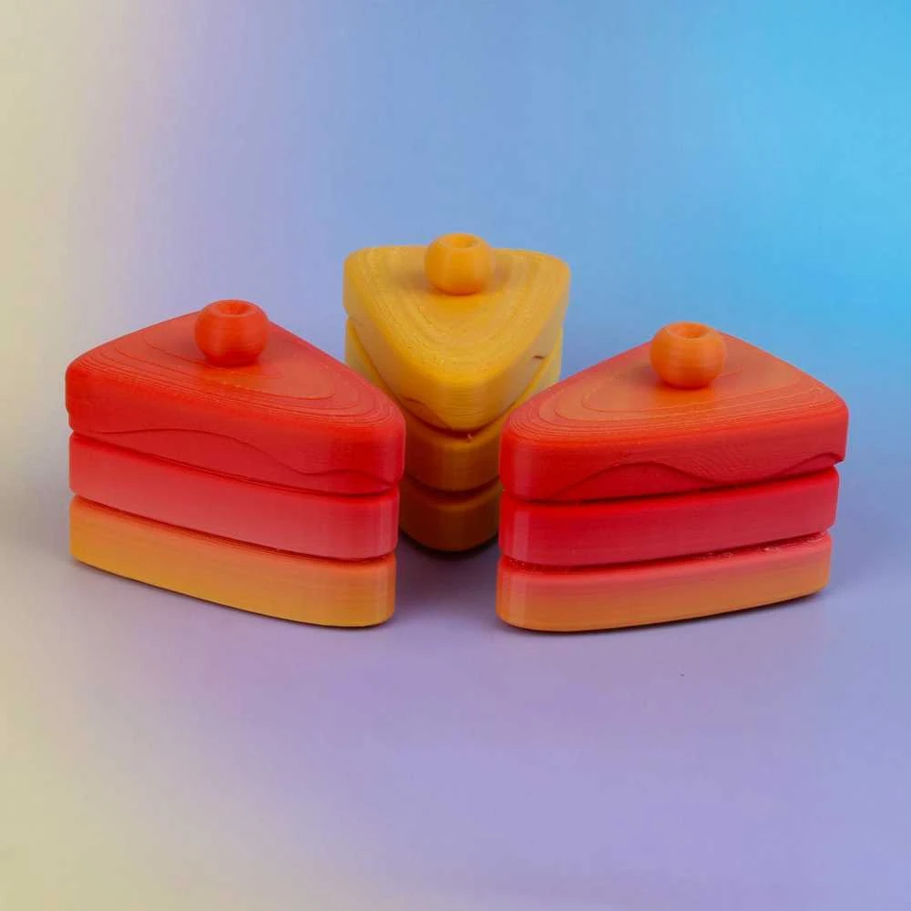 Polymaker Panchroma PLA Gradient Matte 1.75mm 1kg - Spring (Rožinė-Peach)