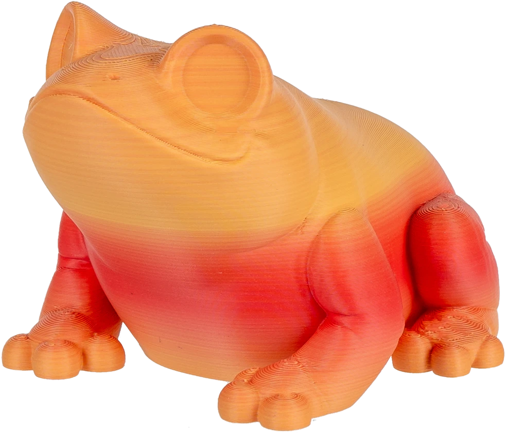 Polymaker PLA gradientinė varlės figūrėlė