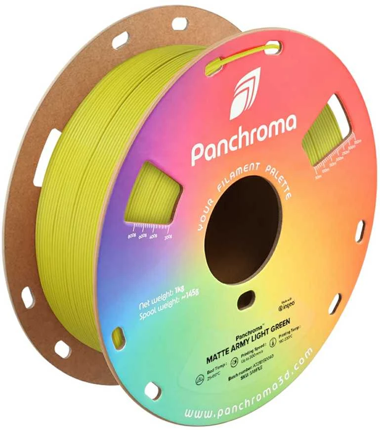 Polymaker Panchroma PLA Matte šviesiai žalia ritė