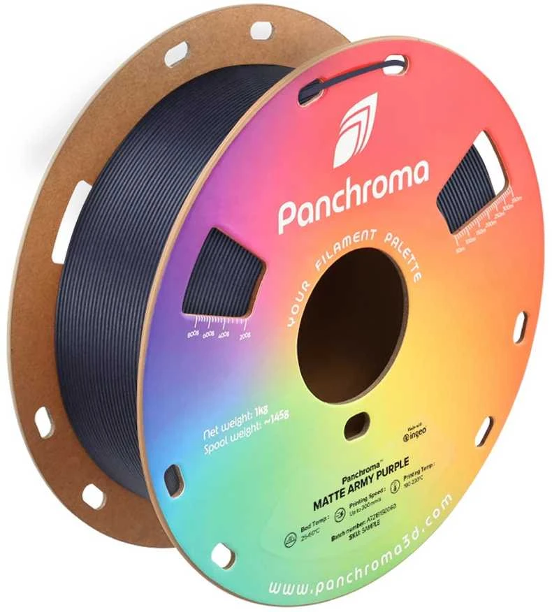 Polymaker Panchroma PLA MATTE Army 1.75mm 1kg - Army Violetinė