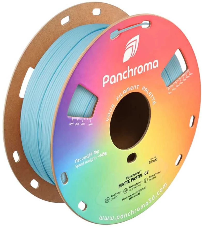 Polymaker Panchroma ledo spalvos PLA siūlas ritėje