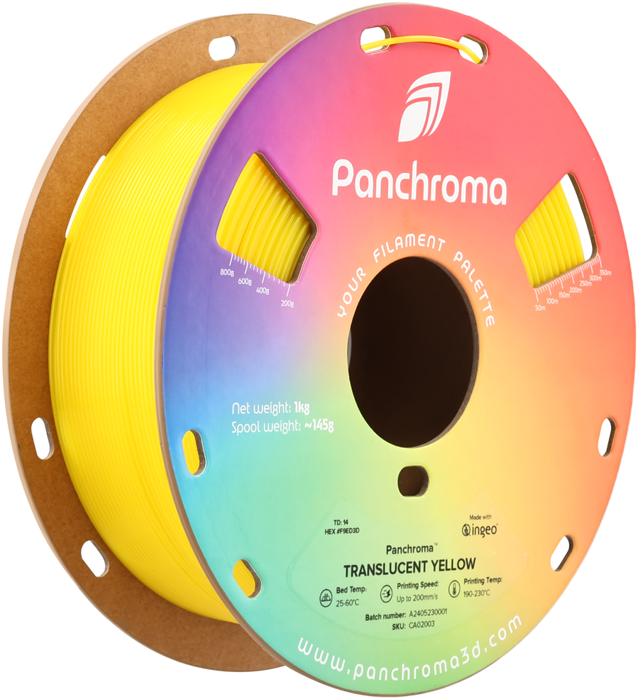 Polymaker Polimaker Panchroma PLA Translucent 1.75mm 1kg - Translucent Pilkas