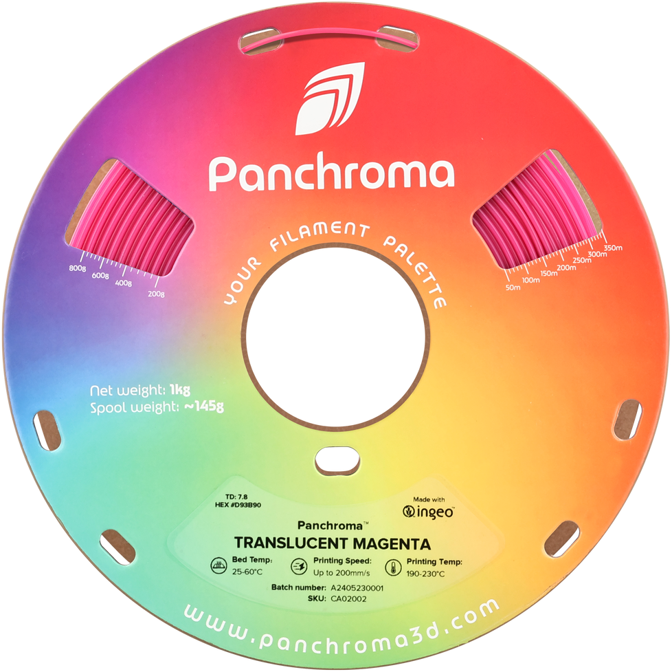 Polymaker Polimaker Panchroma PLA Translucent 1.75mm 1kg - Translucent Pilkas