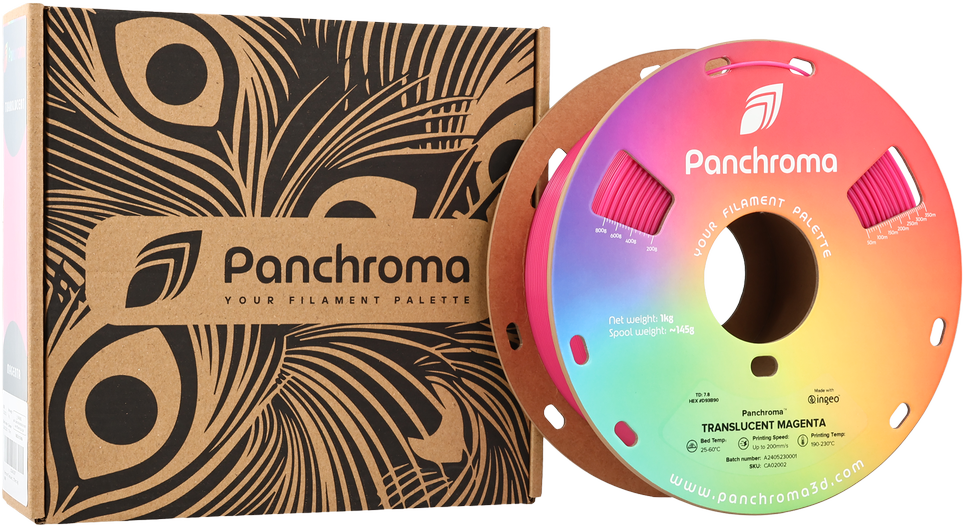 Polymaker Polimaker Panchroma PLA Translucent 1.75mm 1kg - Translucent Pilkas