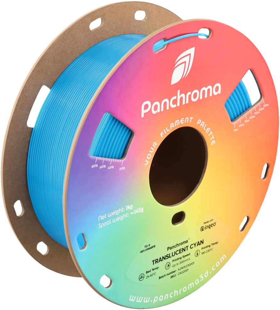 Polymaker Polimaker Panchroma PLA Translucent 1.75mm 1kg - Translucent Pilkas