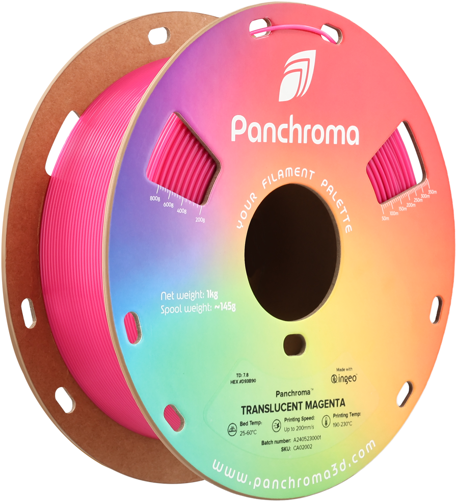Polymaker Polimaker Panchroma PLA Translucent 1.75mm 1kg - Translucent Pilkas