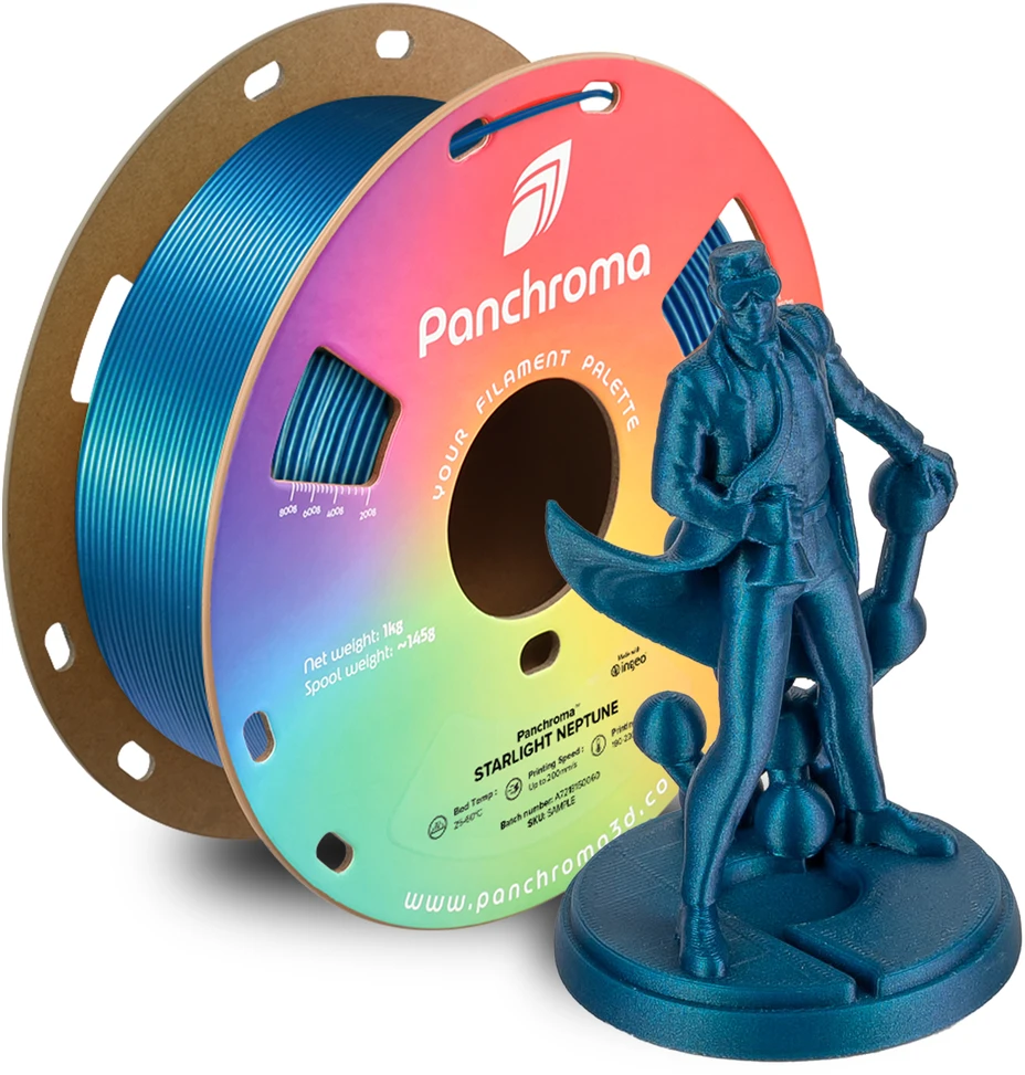 Polymaker Panchroma PLA Starlight 1.75mm 1kg - Starlight Neptune