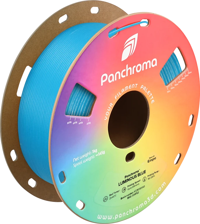 Polymaker Panchroma PLA Luminous Blue siūlų ritė