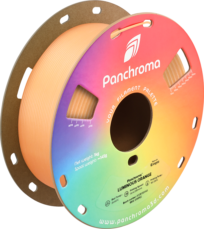 Polymaker Panchroma PLA Luminous 1.75mm 1kg - Luminous Mėlyna