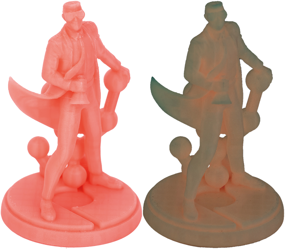 Polymaker Panchroma PLA Luminous 1.75mm 1kg - Luminous Mėlyna