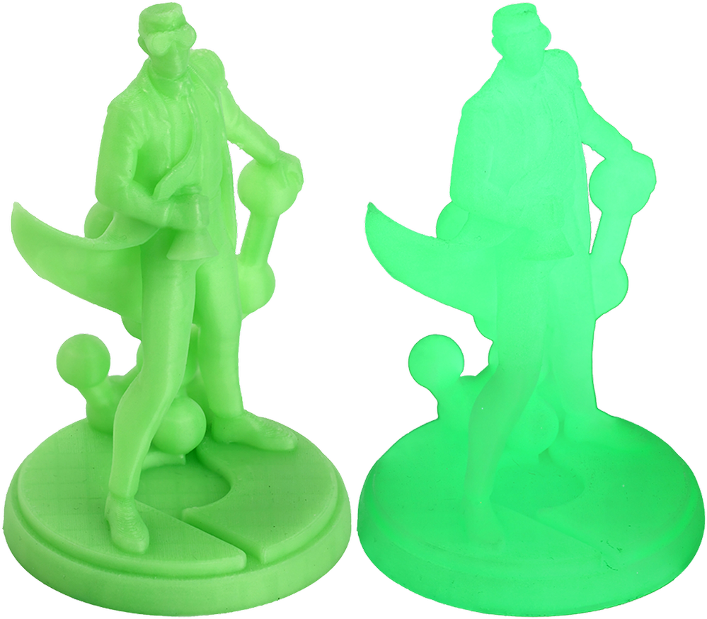 Polymaker Panchroma PLA Luminous 1.75mm 1kg - Luminous Mėlyna